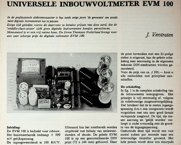 EVM 100 Voltmeter