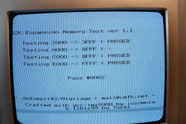 TI 32k RAM